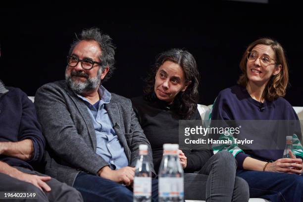 Eugenio Cabellero, Barbara Enriquez and Fiona Crombie, BAFTA Film: The Sessions..Date: Saturday 9 February 2019..Venue: BAFTA, 195 Piccadilly,...