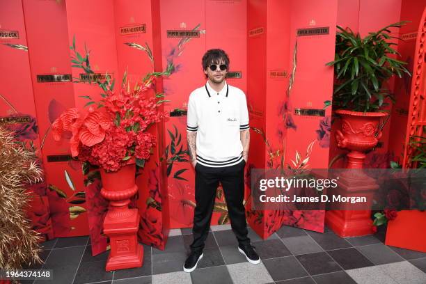 Louis Tomlinson attends the Piper Heidsieck event during the Australian Open on January 27, 2024 in Melbourne, Australia.