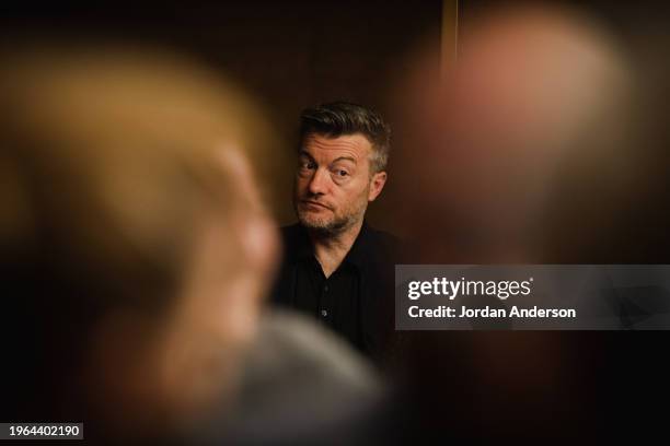 Charlie Brooker, BAFTA Showcase of Hideo Kojima's Death Stranding.Date: Friday 1 November 2019.Venue: The May Fair, Stratton St, Mayfair, London...