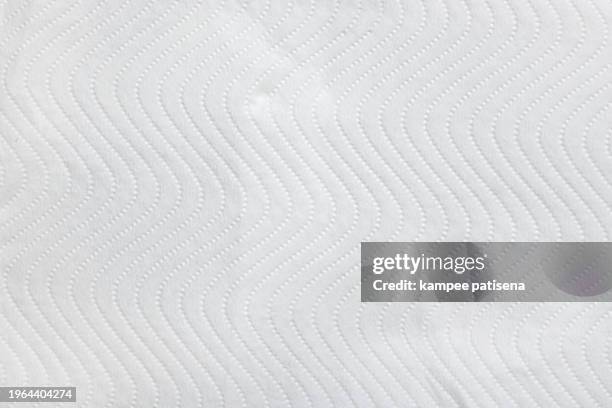 close-up white tissue paper texture background. white kitchen disposable towel texture. - towel texture stock pictures, royalty-free photos & images