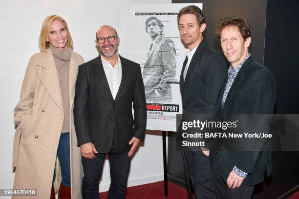 The Report.Florence Gould Hall, 55 East 59th Street, New York, NY.November 10, 2019..Q&A with Director Scott Z. Burns, Producer Jennifer Fox, Daniel...