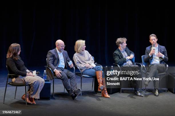 The Report.Florence Gould Hall, 55 East 59th Street, New York, NY.November 10, 2019..Q&A with Director Scott Z. Burns, Producer Jennifer Fox, Daniel...