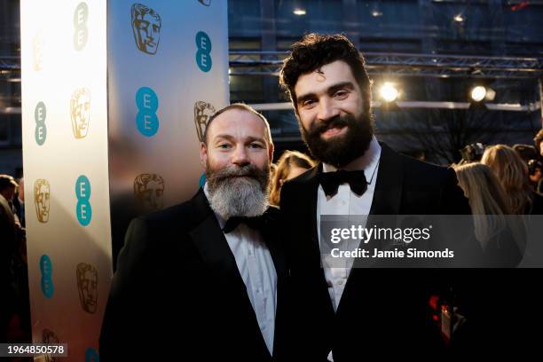 Francis Lee, Alec Secareanu, EE British Academy Film Awards .Date: Sunday 18 February 2018 .Venue: Royal Albert Hall, London .Host: Joanna...