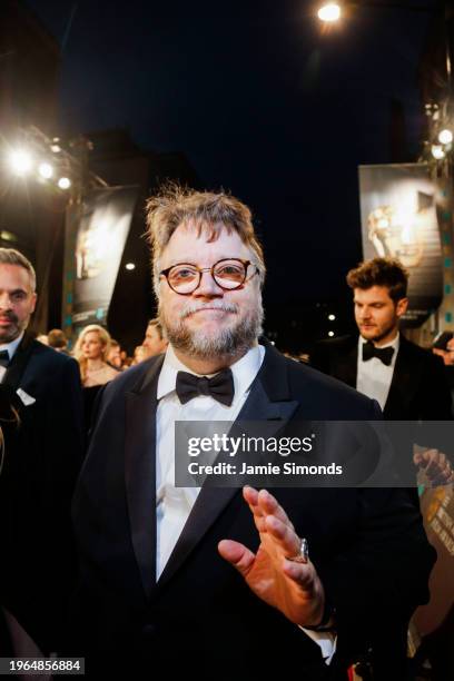 Guillermo Del Toro, EE British Academy Film Awards .Date: Sunday 18 February 2018 .Venue: Royal Albert Hall, London .Host: Joanna Lumley.-.Area: Red...