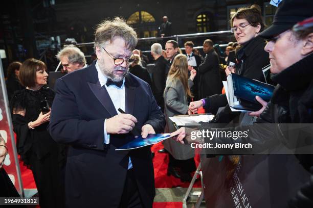 Guillermo del Toro, EE British Academy Film Awards .Date: Sunday 18 February 2018 .Venue: Royal Albert Hall, London .Host: Joanna Lumley.-.Area: Red...