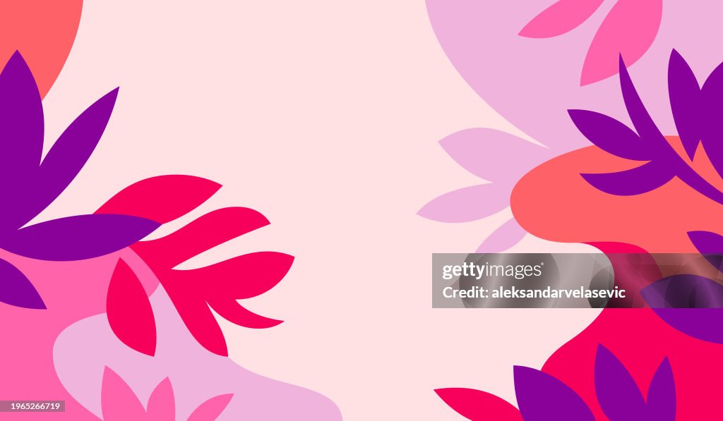 Moderner abstrakter Grafik-Blätter-Hintergrund