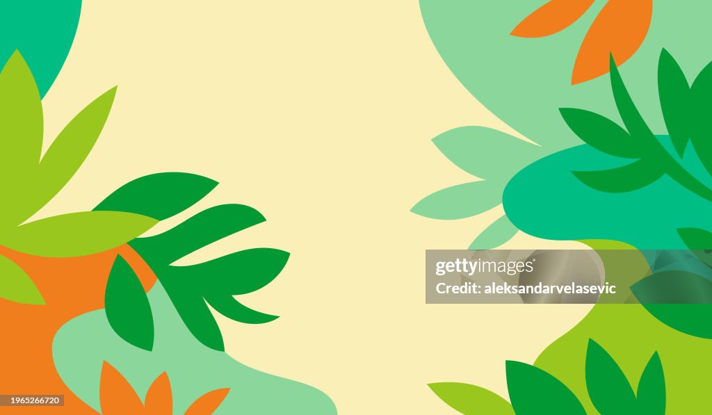 Moderner abstrakter Grafik-Blätter-Hintergrund