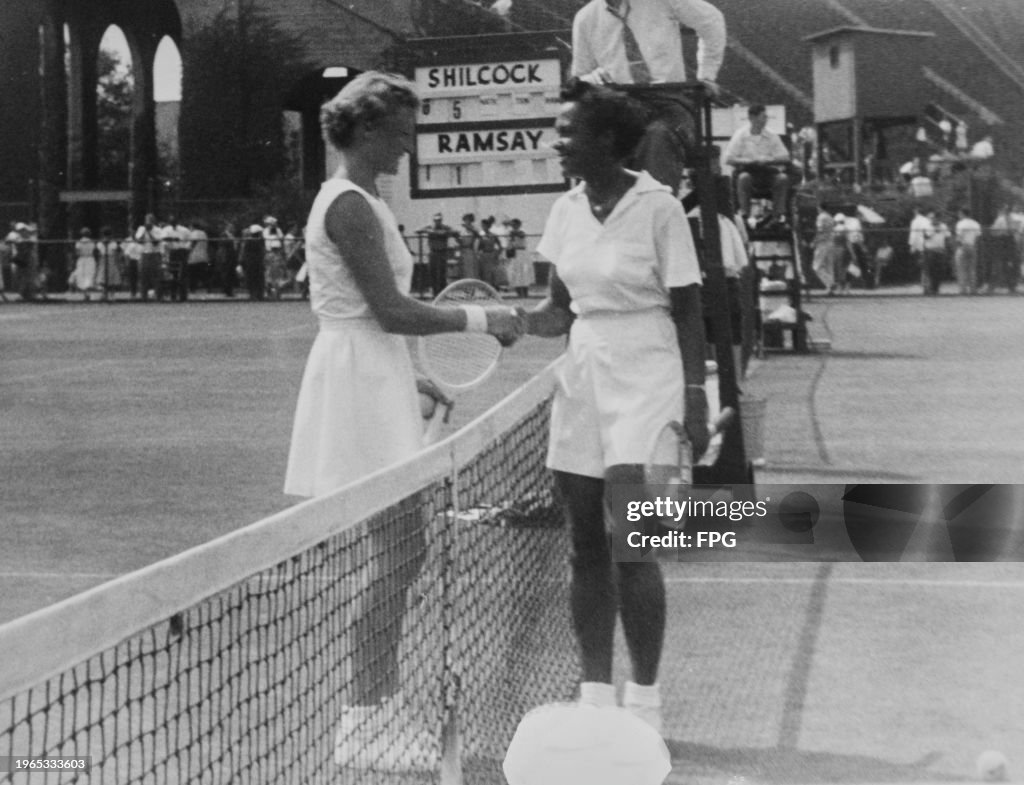 1953 US National Championships - First Round - Anne Shilcock V Ivy Cover-Ramsey