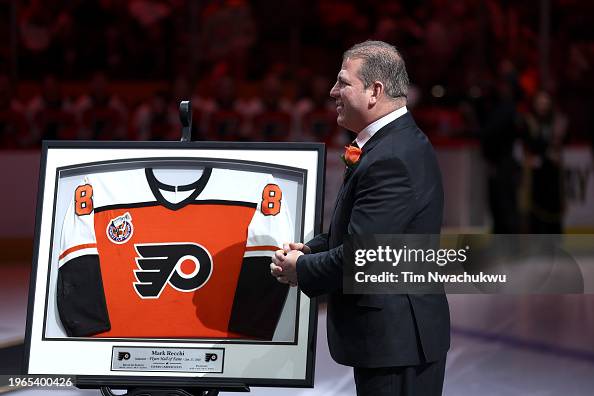 Mike Recchi Hockey Hall of Fame member Mark Recchi reacts after being inducted ...