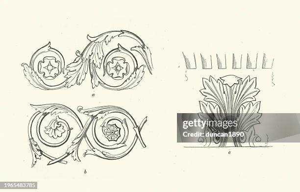Classical Graphical Design Classical Floral Design Elements History Of Decoration Design ...
