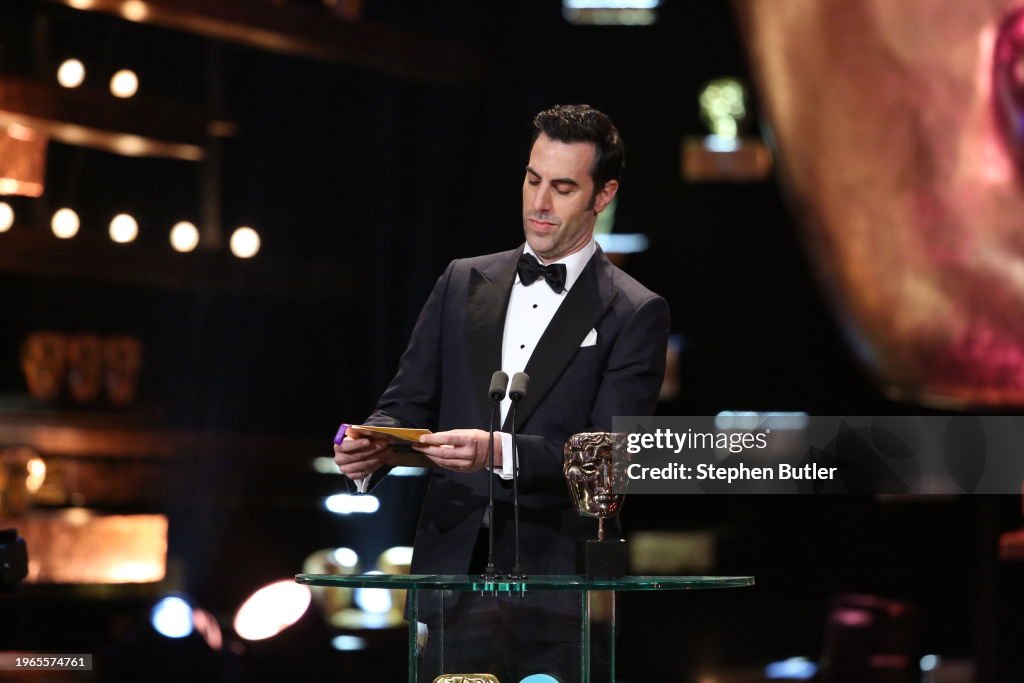 EE British Academy Film Awards.Date: Sun 14 February 2016.Venue: Royal Opera House.Host: Stephen Fry.-.Area: CEREMONY