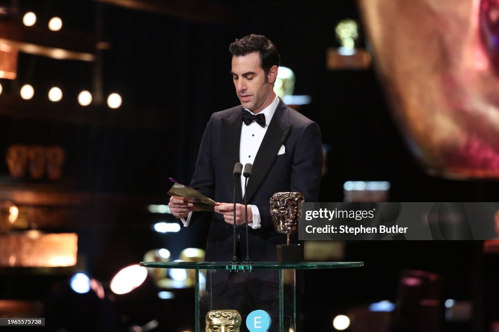 EE British Academy Film Awards.Date: Sun 14 February 2016.Venue: Royal Opera House.Host: Stephen Fry.-.Area: CEREMONY