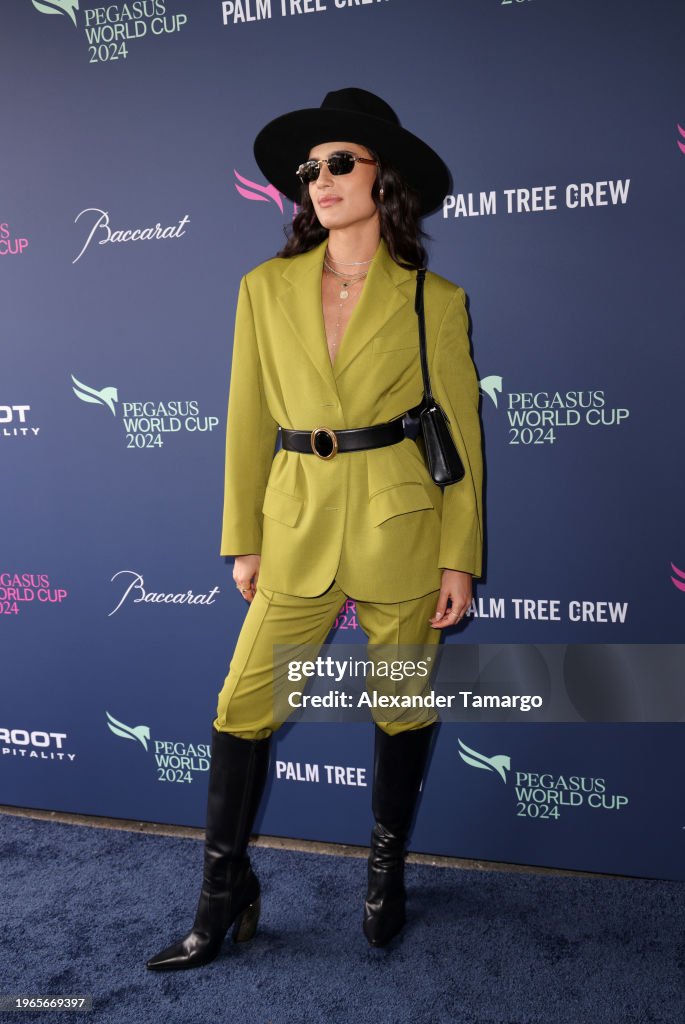 Isabel Randel Isabela Rangel Grutman attends the 2024 Pegasus World Cup Presented ...