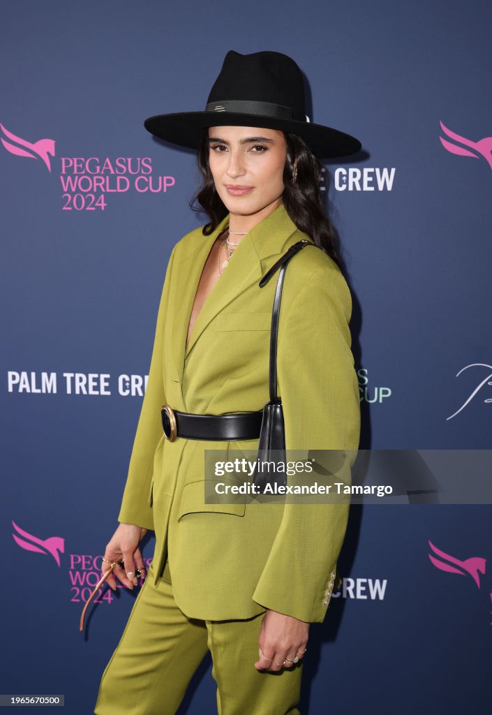 Isabel Randel Isabela Rangel Grutman attends the 2024 Pegasus World Cup Presented ...