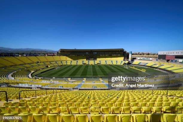 General view inside the stadium prior to the LaLiga EA Sports match between UD Las Palmas and Real Madrid CF at Estadio Gran Canaria on January 27,...