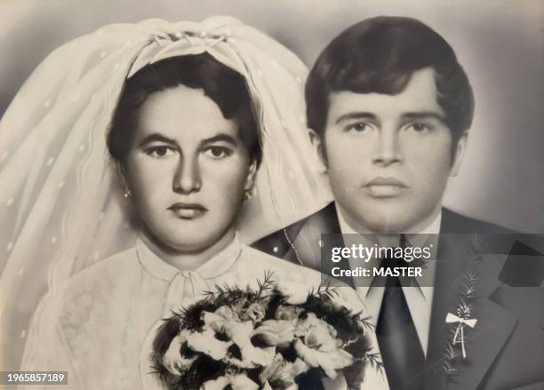 black and white photo - wedding dress stock pictures, royalty-free photos & images