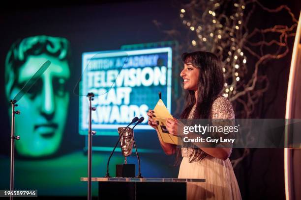 Kiran Sonia Sawar, British Academy Television Craft Awards.Date: Sunday 22 April 2018.Venue: The Brewery, Chiswell St, London.Host: Stephen Mangan...