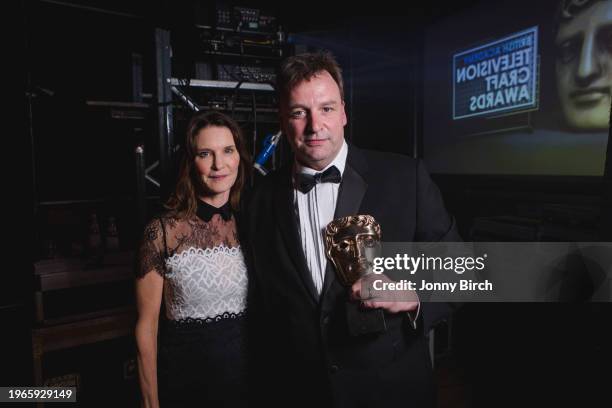 Susie Dent & Will Grayburn, British Academy Television Craft Awards.Date: Sunday 22 April 2018.Venue: The Brewery, Chiswell St, London.Host: Stephen...