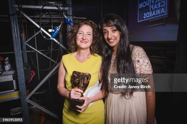 Jocelyn Pook & Kiran Sonia Sawar, British Academy Television Craft Awards.Date: Sunday 22 April 2018.Venue: The Brewery, Chiswell St, London.Host:...