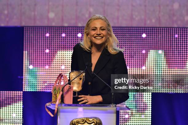 Pixie Lott, British Academy Children's Awards .Date: Sunday 26 November 2017 .Venue: The Roundhouse, Camden.Host: Doc Brown.Area: CEREMONY