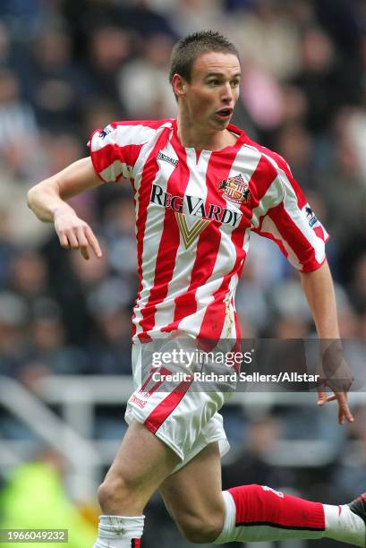 October 23: Anthony Le Tallec of Sunderland running during the Premier League match between Newcastle United and Sunderland at St James' Park on...