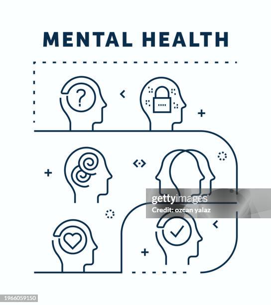 Helth Related Vector Mental Health Related Vector Banner Design Concept Global Multisphere ...