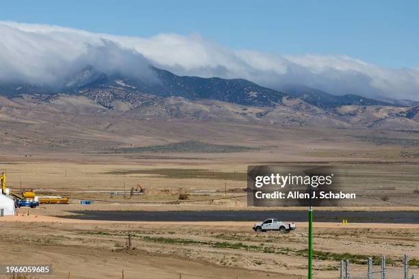 Lancaster, CA A view during the opening of the new High Desert Water Bank, where Metropolitan Water District is starting to store water underground...