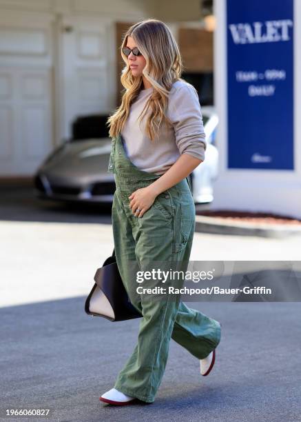 Sofia Richie Grainge is seen on January 29, 2024 in Los Angeles, California.