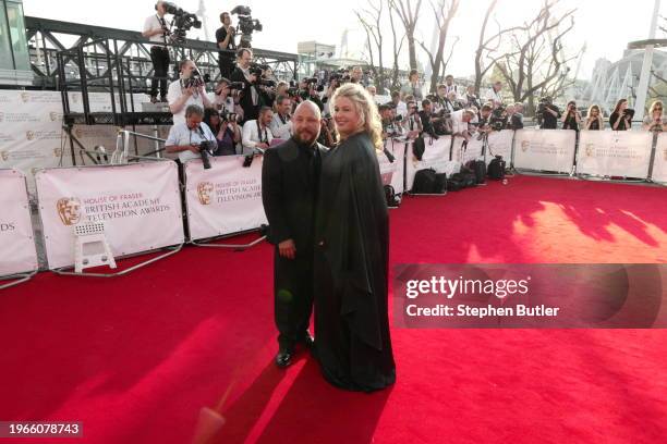 Stephen Graham, Hannah Walters, House of Fraser British Academy Television Awards.Date: Sun 8 May 2016.Venue: Royal Festival Hall, London.Host:...