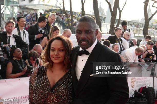 Naiyana Garth, Idris Elba, House of Fraser British Academy Television Awards.Date: Sun 8 May 2016.Venue: Royal Festival Hall, London.Host: Graham...