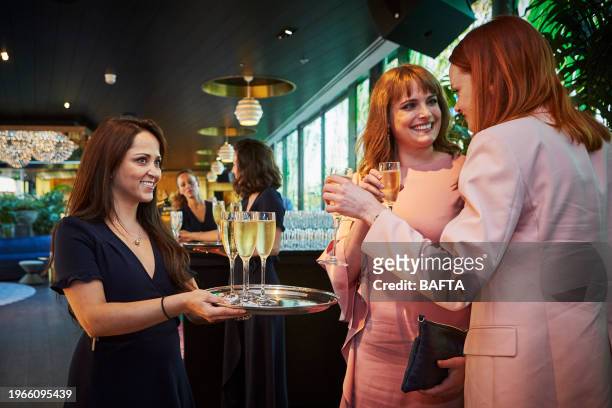Hannah Britland & Rona Morison, Virgin TV British Academy Television Awards Nominees Party .Date: Thursday 19 April 2018.Venue: The Mondrian, Sea...