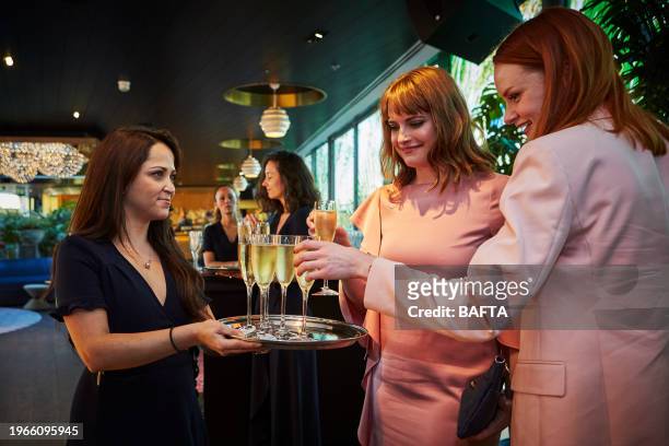 Hannah Britland & Rona Morison, Virgin TV British Academy Television Awards Nominees Party .Date: Thursday 19 April 2018.Venue: The Mondrian, Sea...