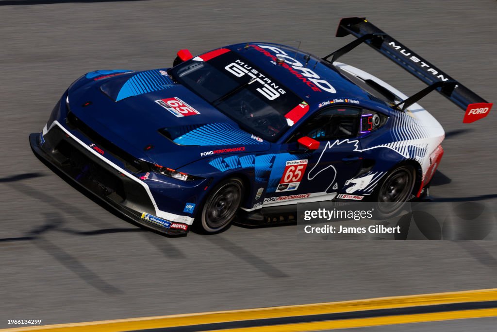 Ford Rollex The Ford Multimatic Motorsports Ford Mustang GT3 of Joey Hand, Dirk ...