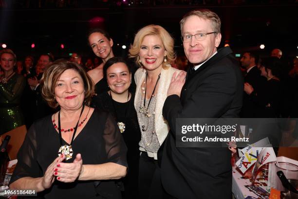 Susanne Laschet, Judith Dommermuth, Catarina dos Santos, Julia Klöckner and Daniel Günther attend the awarding of the medal "Orden wider den...