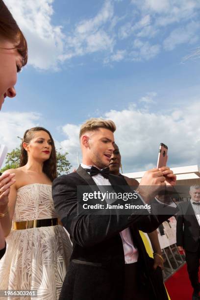 Anna Passey & Kieron Richardson , Virgin TV British Academy Television Awards.Date: Sunday 13 May 2018.Venue: Royal Festival Hall, Southbank Centre,...