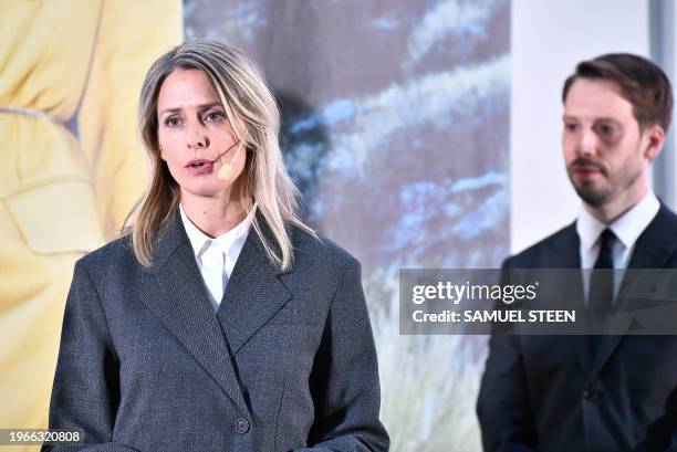 S chief executive Helena Helmersson addresses a press conference to announce that she steps down as CEO of the Swedish clothing giant Hennes &...