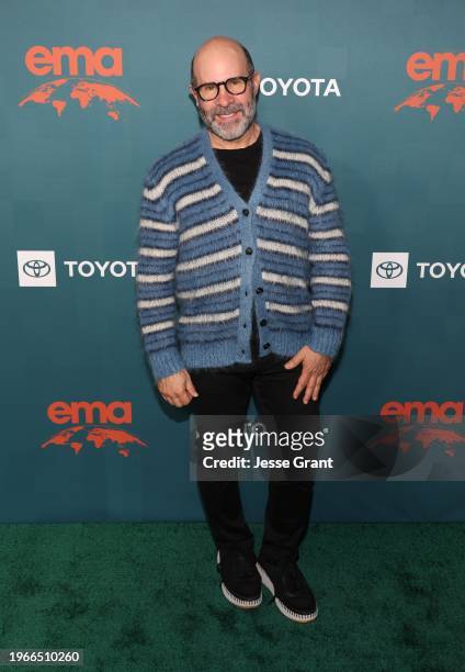 Scott Z. Burns attends The 33rd Annual EMA Awards Gala honoring Laura Dern, sponsored by Toyota, at Sunset Las Palmas Studios on January 27, 2024 in...