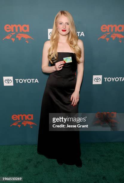 Hayden Carson Begley attends The 33rd Annual EMA Awards Gala honoring Laura Dern, sponsored by Toyota, at Sunset Las Palmas Studios on January 27,...