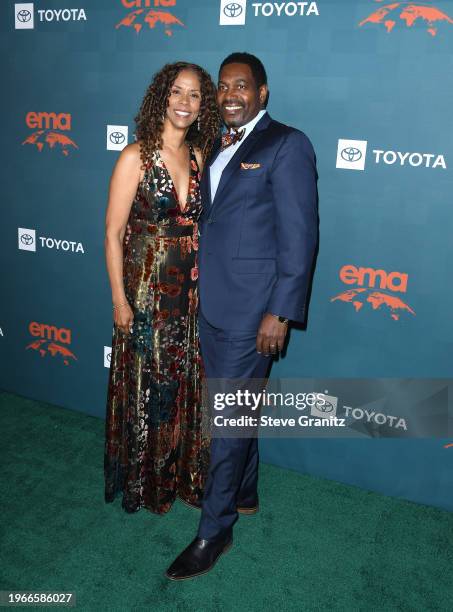 Mykelti Williamson and Sondra Spriggs arrives at the 2024 Environmental Media Association Awards Gala at Sunset Las Palmas Studios on January 27,...