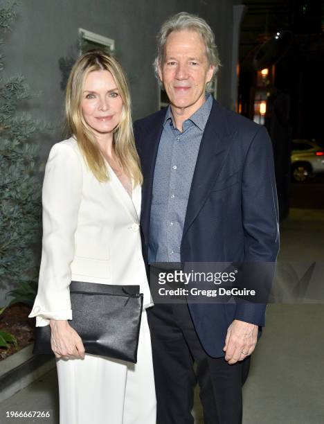 Michelle Pfeiffer and David E. Kelley attends The 33rd Annual Environmental Media Association Awards Gala at Sunset Las Palmas Studios on January 27,...