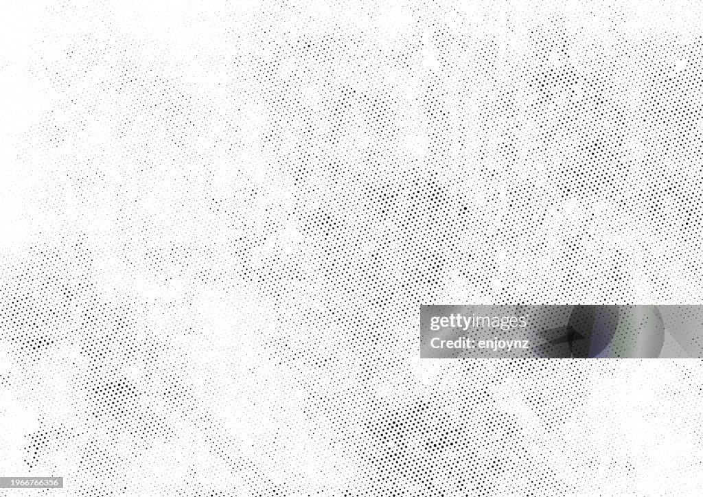 Padrão de pontos de meio tom grunge preto