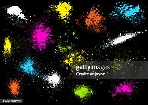 Rainbow paint splash abstract vector illustration Rainbow paint splash abstract vector illustration