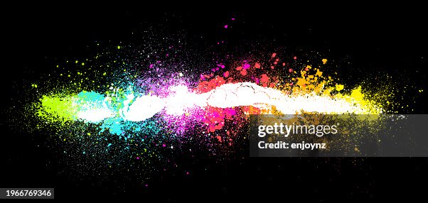 Rainbow paint splash abstract vector illustration Rainbow paint splash abstract vector illustration