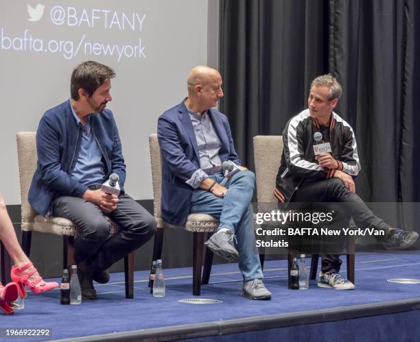 Ray Romano, Anupam Kher, Barry Mendel, The Big Sick.Venue: The Whitby Hotel, New York.Date: 6.21.2017