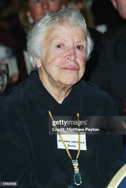 Writer/MWA 1985 Grand Master Dorothy Salibury Davis attends the Mystery Writers of America 57th Annual Edgar Awards at the Grand Hyatt Hotel May 1,...