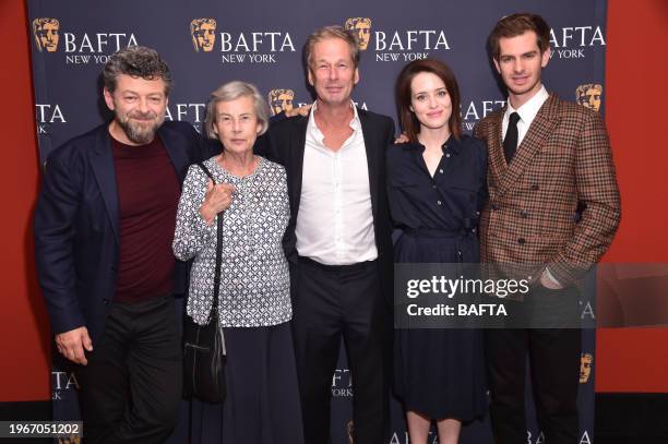 Andy Serkis, Diana Cavendish, Jonathan Cavendish, Claire Foy, Andrew Garfield