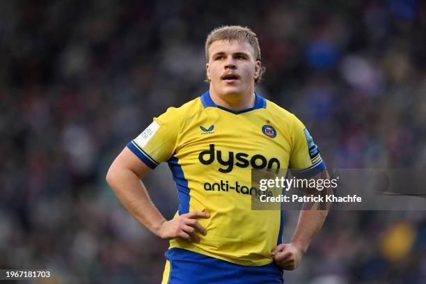 Archie Griffin of Bath Rugby looks on during the Gallagher Premiership Rugby match between Bristol Bears and Bath Rugby at Ashton Gate on January 27,...