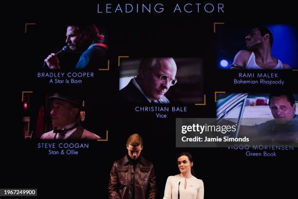 Will Poulter & Hayley Squires announce the 2019 EE British Academy Film Awards nominations at BAFTAâ€™s 195 Piccadilly headquarters