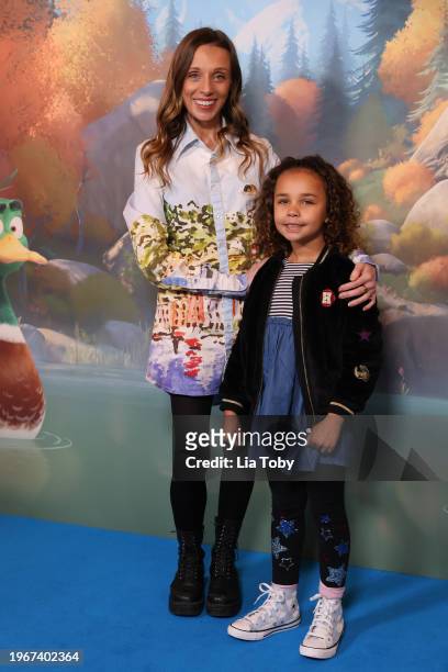 Anna Nightingale attends the UK Screening of "Migration" at Vue Leicester Square on January 28, 2024 in London, England.