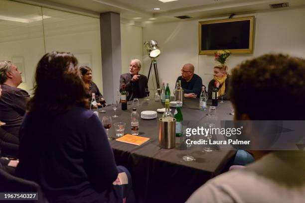 Walter Murch hosts a roundtable discussion with members of BAFTA's Crew Network